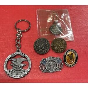 NRA Key Ring Keyring and Pin Lot We The People Hunting Club millennium member